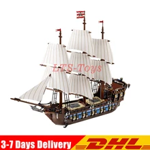 Пиратский корабль военные корабль самофиксирующийся флаг корабль модель строительные наборы блок БРИКС совместимые 22001 10210 игрушки