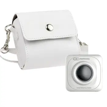 

Women Fashion Faux Leather Protective Storage Handbag for Paperang Thermal Printer
