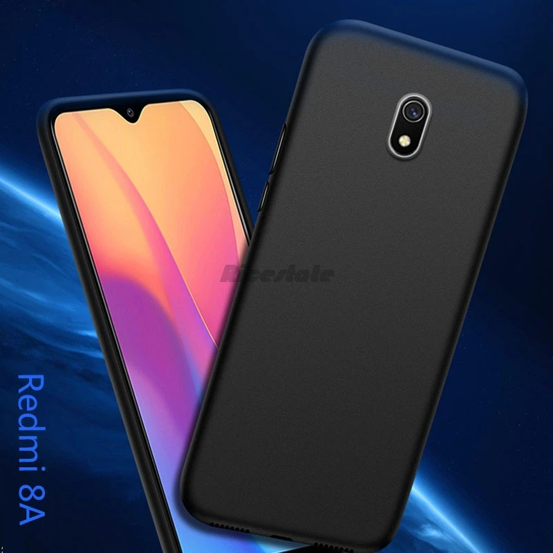 Ультратонкий матовый чехол для Xiaomi Redmi 8A яркий цвет силиконовый из ТПУ