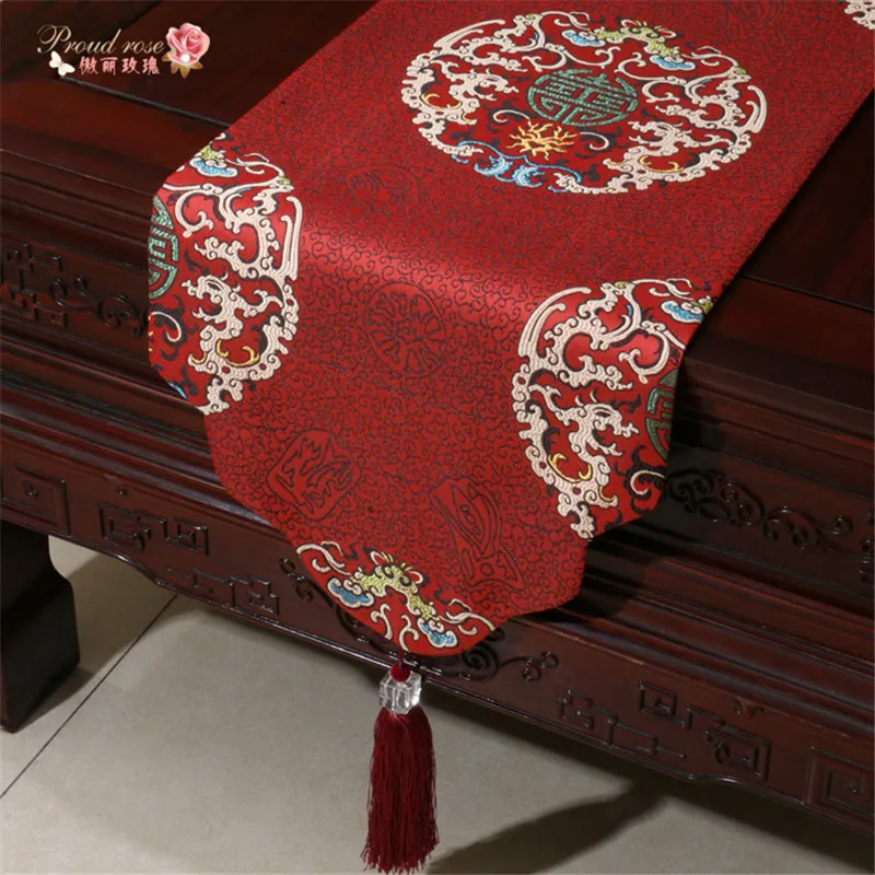 Гордая Роза высокого качества китайский стиль Настольная дорожка современная
