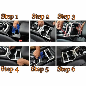 

Matte Cup Holder Cover Trim For Nissan X-Trail Rogue 2014-16 High Quality
