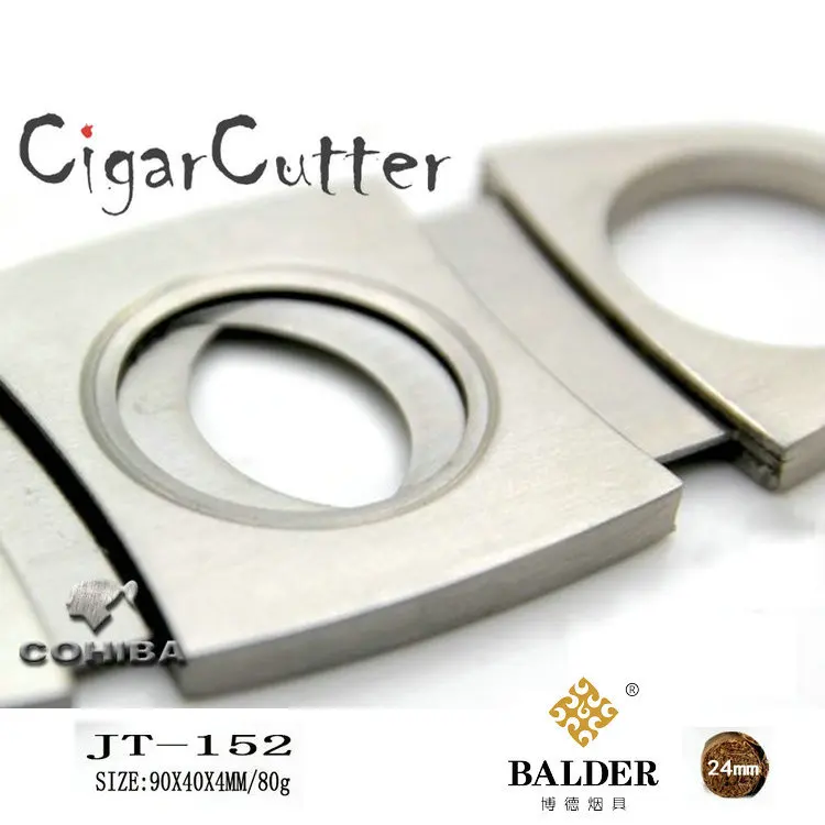COHIBA резак для сигар Фирменная новинка из нержавеющей стали металлический классический резак для сигар гильотина с подарочной коробкой ножницы для сигар подарок