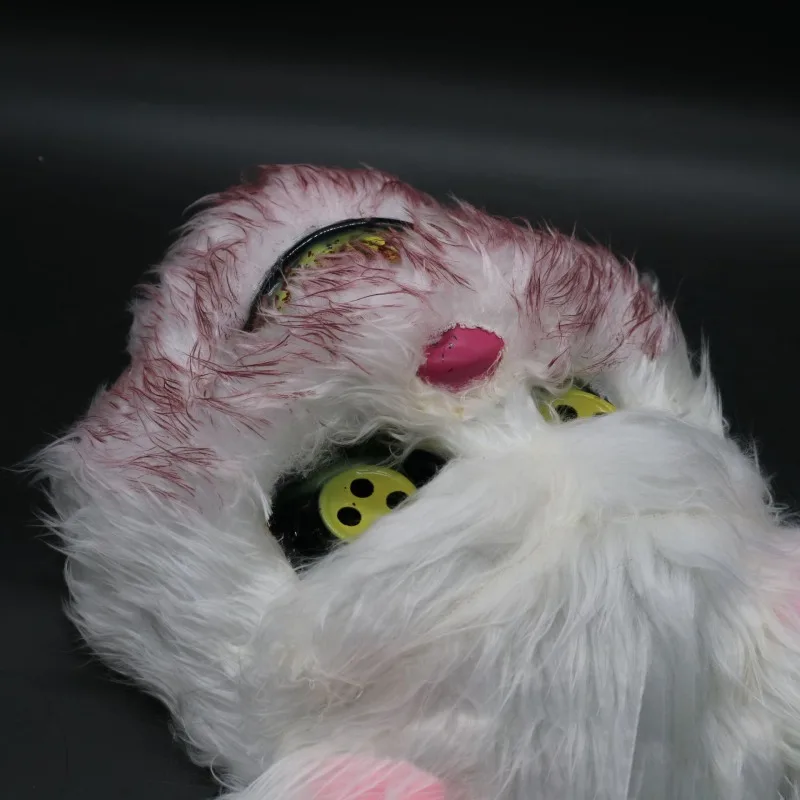 Кровавая плюшевая маска кролика Хэллоуин маски для костюмированной вечеринки кролик медведь страшная маска для детей и взрослых
