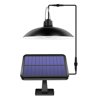 

Outdoor Solar Light, LED Shed Chandelier with Adjustable Solar Panel, Suitable for Garden Home Decoration