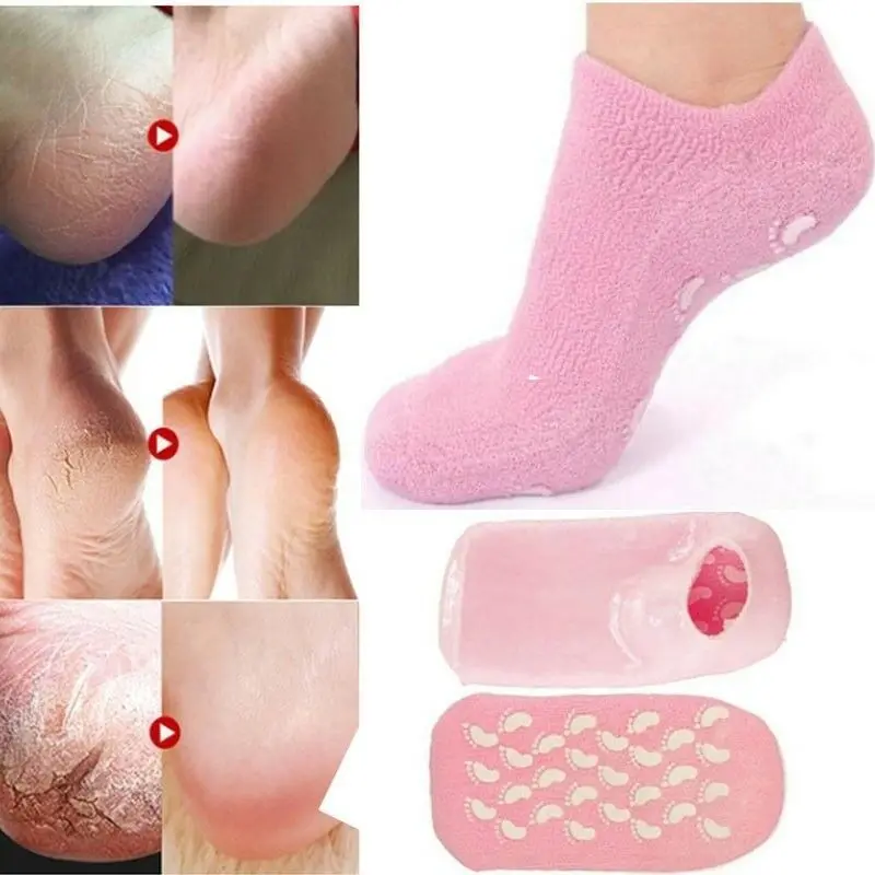1 пара отшелушивающая маска для ног Sock Spa гель увлажняющий для ухода за ногами, силиконовые носки