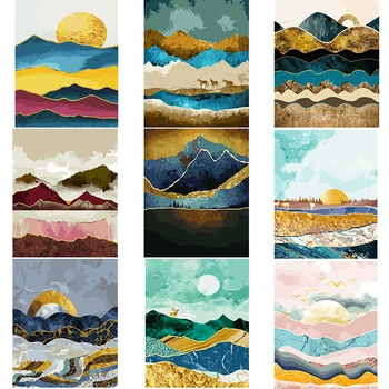 

Anime landscape Painting By Numbers anime poster Modern Wall Art Picture By Numbers Unique Gift for girl bedroom decoration