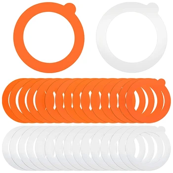 

30 Pieces Silicone Replacement Gasket Sealing Rings for Canning Jars Jar Gaskets Leak-Proof Canning Fitting Seals