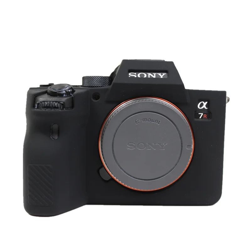 Горячая Распродажа, силиконовый чехол для камеры, сумка для sony Alpha ILCE-7R4 A7RM4 A7R4 в 4 цветах - Цвет: Черный
