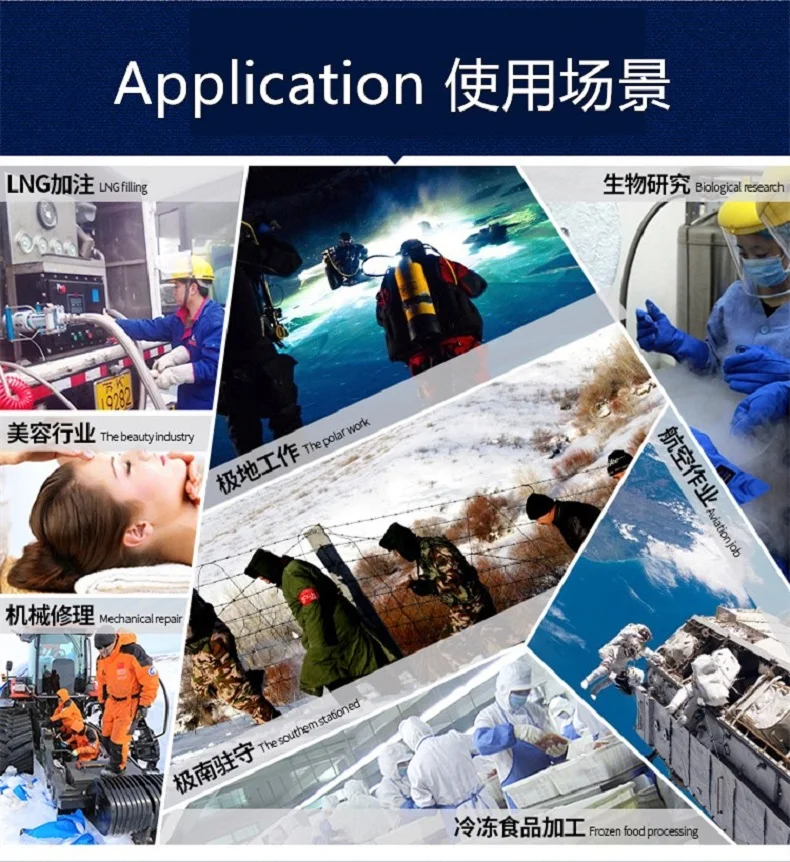 safety work boots -250 Cold Protective Gloves 38cm Long Cryogenic Gloves Anti-static Waterproof Cold Resistant Liquid Nitrogen Work Cold Storage chemical respirators