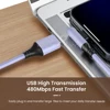 Cable iphone USB de données en silicone liquide résistant pour iPhone