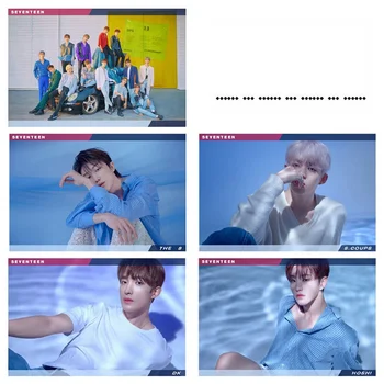 

14pcs/set K-pop Seventeen HIT Photo Card Sticker The New Album Bus ID Card Sticker Photocard Sticker