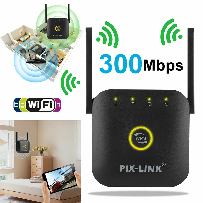 

300Mbps Wireless Wifi Repeater Range Extender Router Wi-Fi Signal Amplifier WiFi Booster 2.4G Wi Fi Ultraboost Access Point