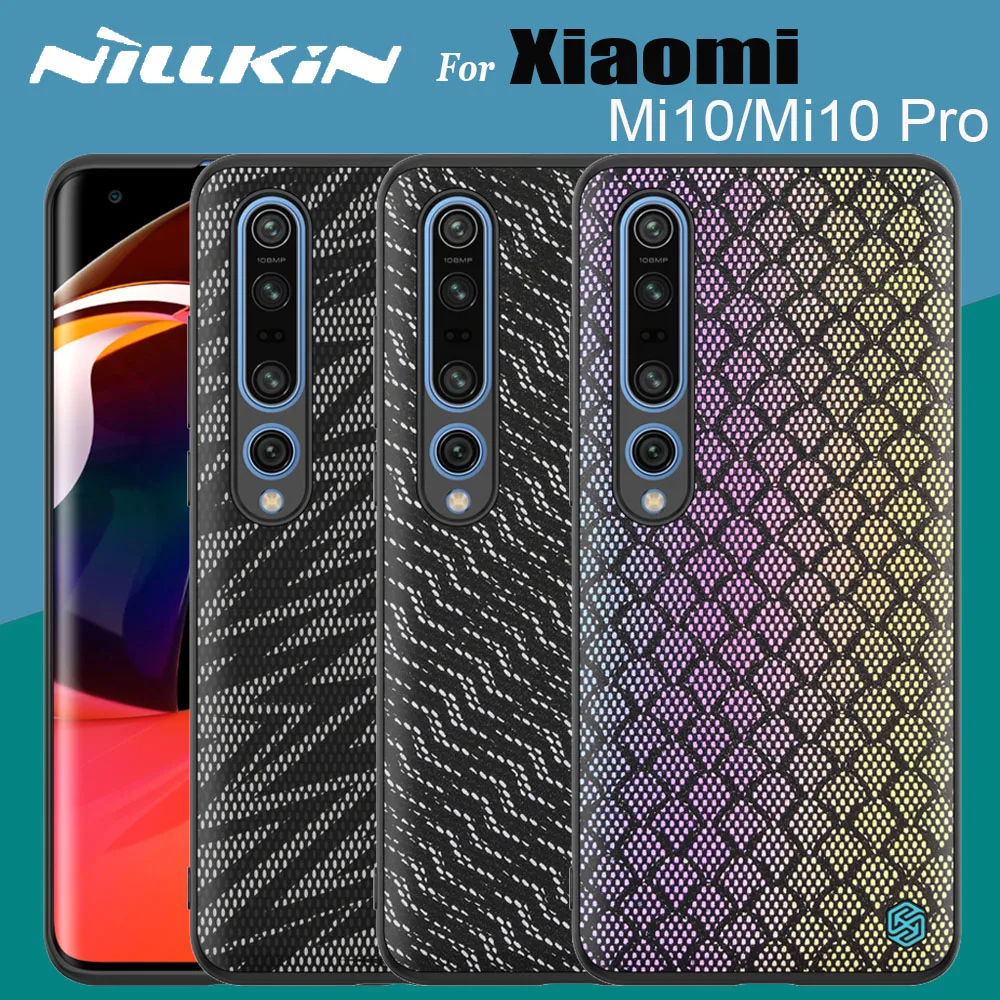 Чехол для Xiaomi Mi 10 Mi10 Pro чехол NILLKIN Twinkle полиэфирный светоотражающий накладка чехлы