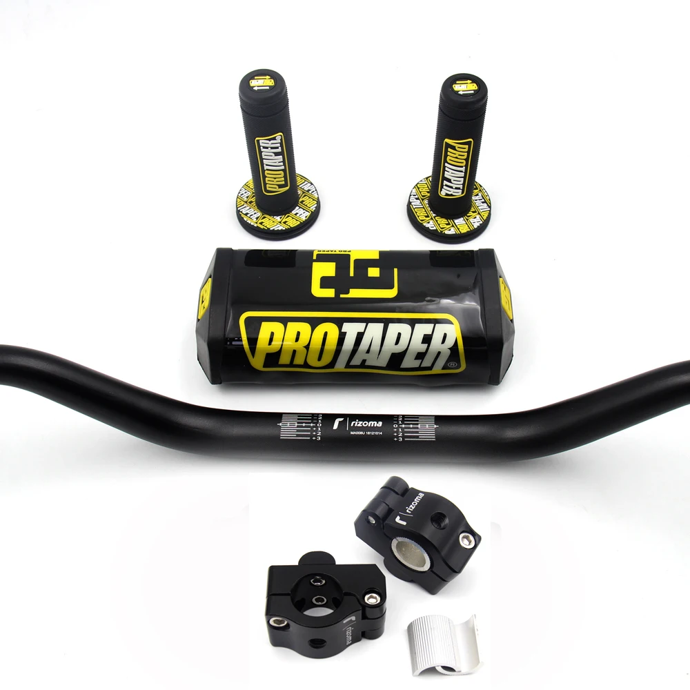 Мотоцикл 1-1/" 28 мм руль ручка рука жир бар колодки ручки зажим Крепление для PRO YAMAHA YZ250 YZ450 YZ250F YZ450F WR450 WR250