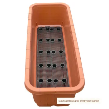 

family balcony Garden large plastic flower pot Rectangular vegetables Planting Pot Environmental Protection Pollution-free