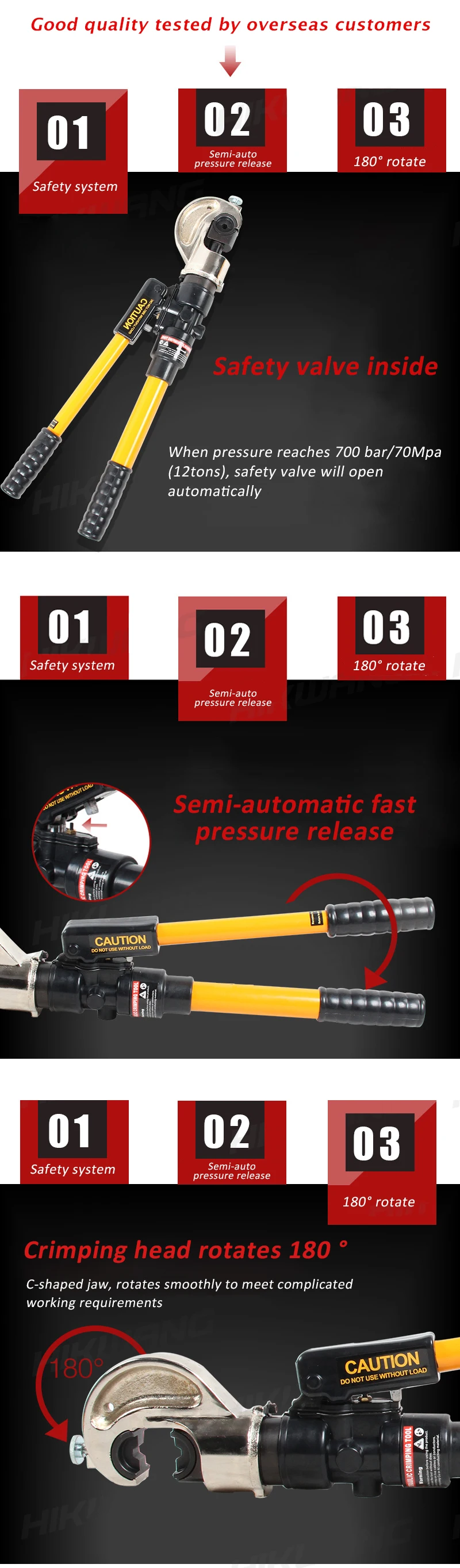 EP-410 Handheld Hydraulic Hose Crimping Tool