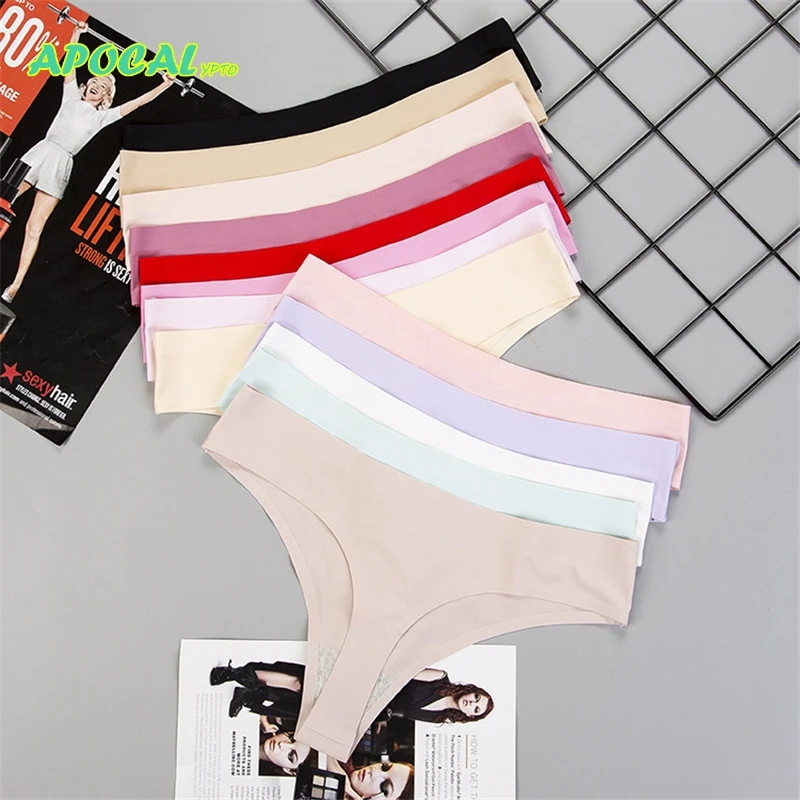 APOCAL Ice Silk сексуальные трусики g string бесшовные женское нижнее белье женские с