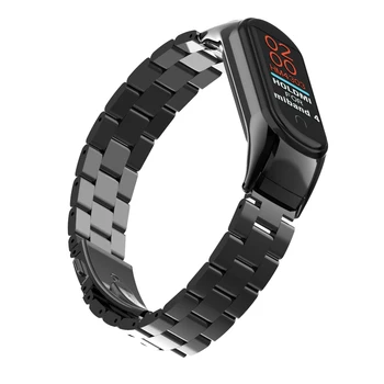 

10Pcs/Pack Miband 4 Strap Stainless Steel for Mi Band 4 3 Metal Strap Wirstbands Smart Bracelet for Miband 4 3 Strap