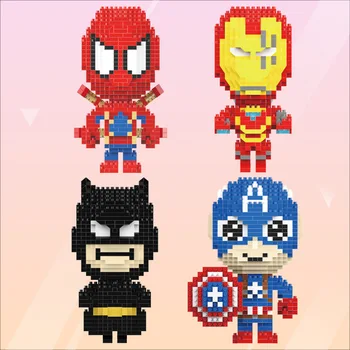 

Miniature Building Blocks Creative Puzzle Diy Handmade Spell Plug Toys Q Cute Version Small Modeling Toys for Children Adults