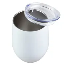 12 унций бокал для вина из нержавеющей стали es, вакуумной изоляцией с крышками двойной стенкой, бокал из металла для путешествий на открытом воздухе, красный Whi