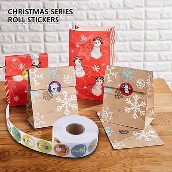 

Christmas Sticker 13 Designs Merry Christmas Thank You Stickers Seal Labels for Envelope Cards Gift Package Scrapbooking Decor