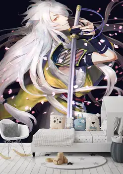 

[Self-Adhesive] 3D Touken Ranbu 296 Japan Anime Wall Paper mural Wall Print Decal Wall Murals Belly