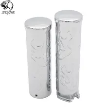 Универсальный " 25 мм двойной дроссель ручка управления ручные ручки для Honda Kawasaki Suzuki Yamaha хром