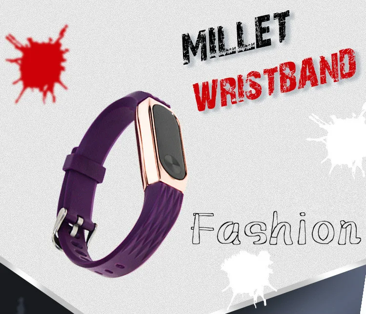 Высококачественное оборудование защитный чехол ремень для Xiaomi Mi Band 2 браслет с фурнитурой интеллектуальная замена металлический каркас