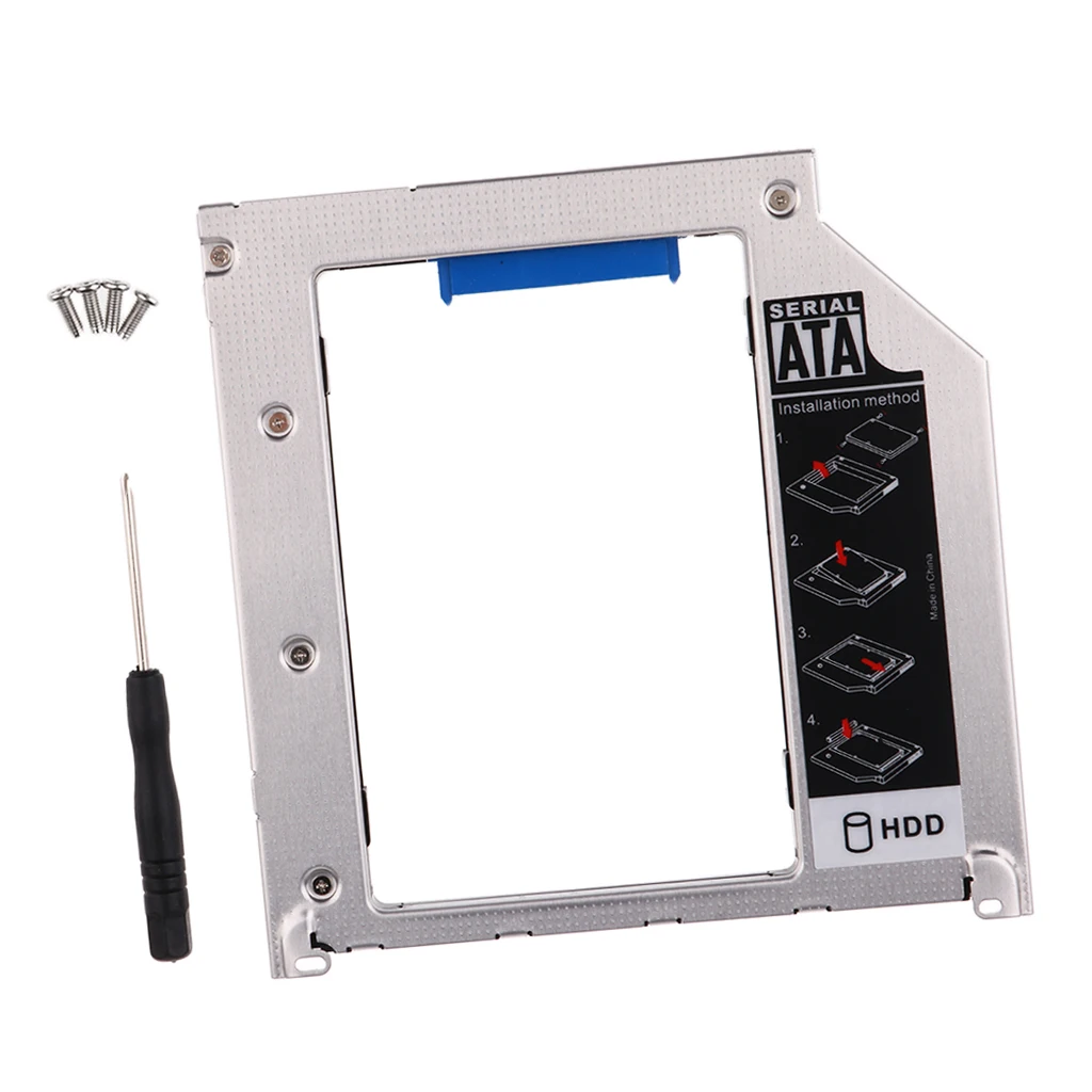Универсальный 2-й 2,5 дюймовый SATA HDD SDD бездонный чехол для MacBook MB466LL/A MB467LL/A