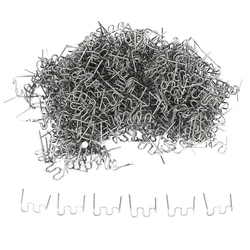 Agrafes pour agrafeuse à chaud, 1000 pièces, pour réparation de plastique, pare chocs, carrosserie, 0.8mm 
