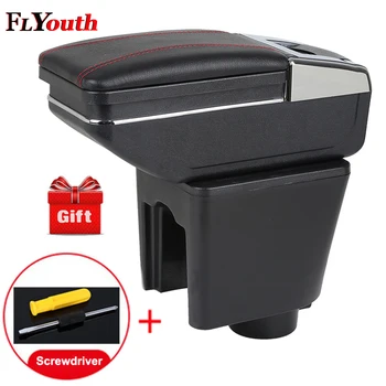 

For Chevrolet Lova 2006-2010 Car Armrest Box Central Store Content Box With Cup Holder Interior Products Car-Styling Accessory