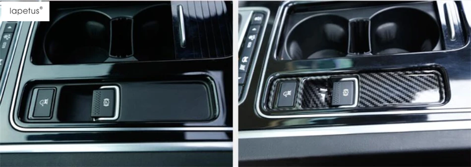 Lapetus аксессуары Подходит для Jaguar XF ABS P киоски Электрический ручной стояночный тормоз Кнопка молдинг крышка комплект отделка