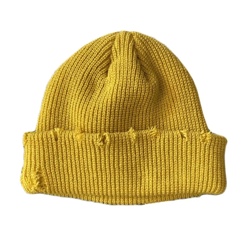 Yellow JNKET, новинка, Осень-зима, мужская, женская, с черепом, шапка бини, шапка без полей, вязаная шапка, хип-хоп кепка, уличная, Спортивная, кепка, Casquette - Цвет: Yellow
