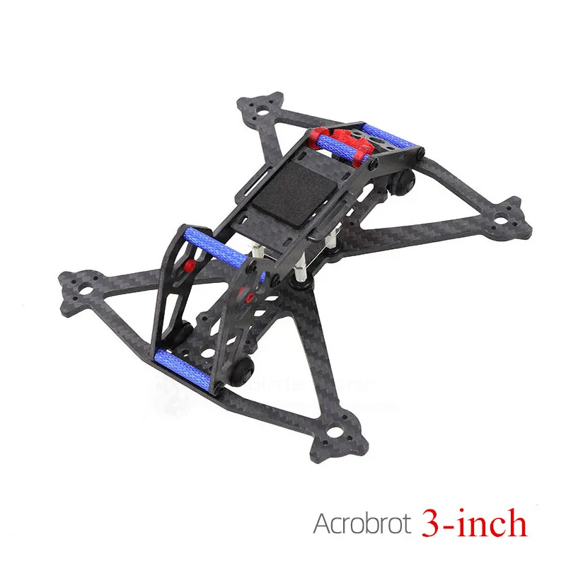 Acrobrat 163 3 дюймовая четырехосная рамка из углеродного волокна для DIY FPV мини