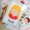 30pcs Body Part English Learning Word Card Games Montessori Baby Flash Cards Educational Toys For Children ► Photo 2/6