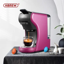 HiBREW-cafetera expreso 3 en 1 de 19 Bar, cápsula múltiple, compatible con cápsula Dolce gusto Nespresso