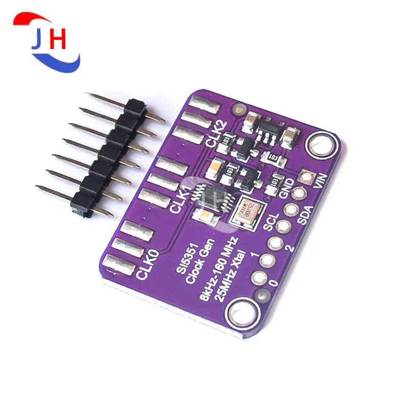 1PCS Si5351 I2C IIC Signal Generator Square Wave Frequency 25MHZ Controller Clock 8KHz-160MHz DC 3.3-5V For Arduino | Электроника