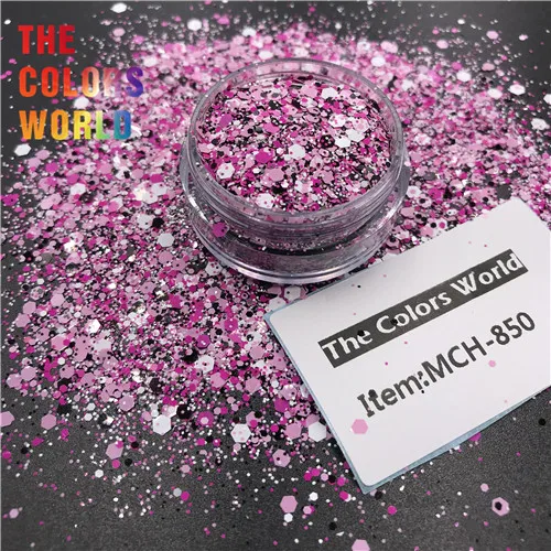 TCT-376, камуфляжные цвета, блестки для ногтей, украшения для ногтей, макияж, тату, Тумблеры, рукоделие, аксессуары ручной работы, праздничные вечерние аксессуары - Color: MCH-850  200g