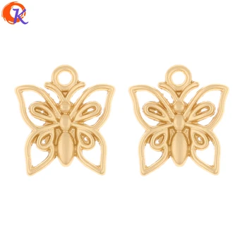 

Cordial Design 100Pcs 13*14MM Jewelry Accessories/Pendant/Matte Gold/Butterfly Shape/Hand Made/DIY Parts/Earring Findings/Charms
