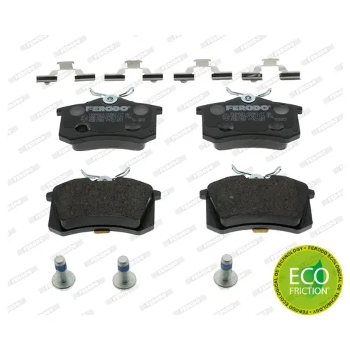Задние тормозные колодки Ferodo Volkswagen Jetta Iv 1 4 tshi Hybrid 2011 2019|Клатчи и аксессуары| |