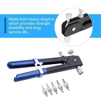 

86pcs Blind Rivet Nut Kit Set Rivet Gun Threaded Insert Riveting Tool M4 With 80PCS M6 Nuts M5 Rivet Metric Tools M3 Assort G8I9