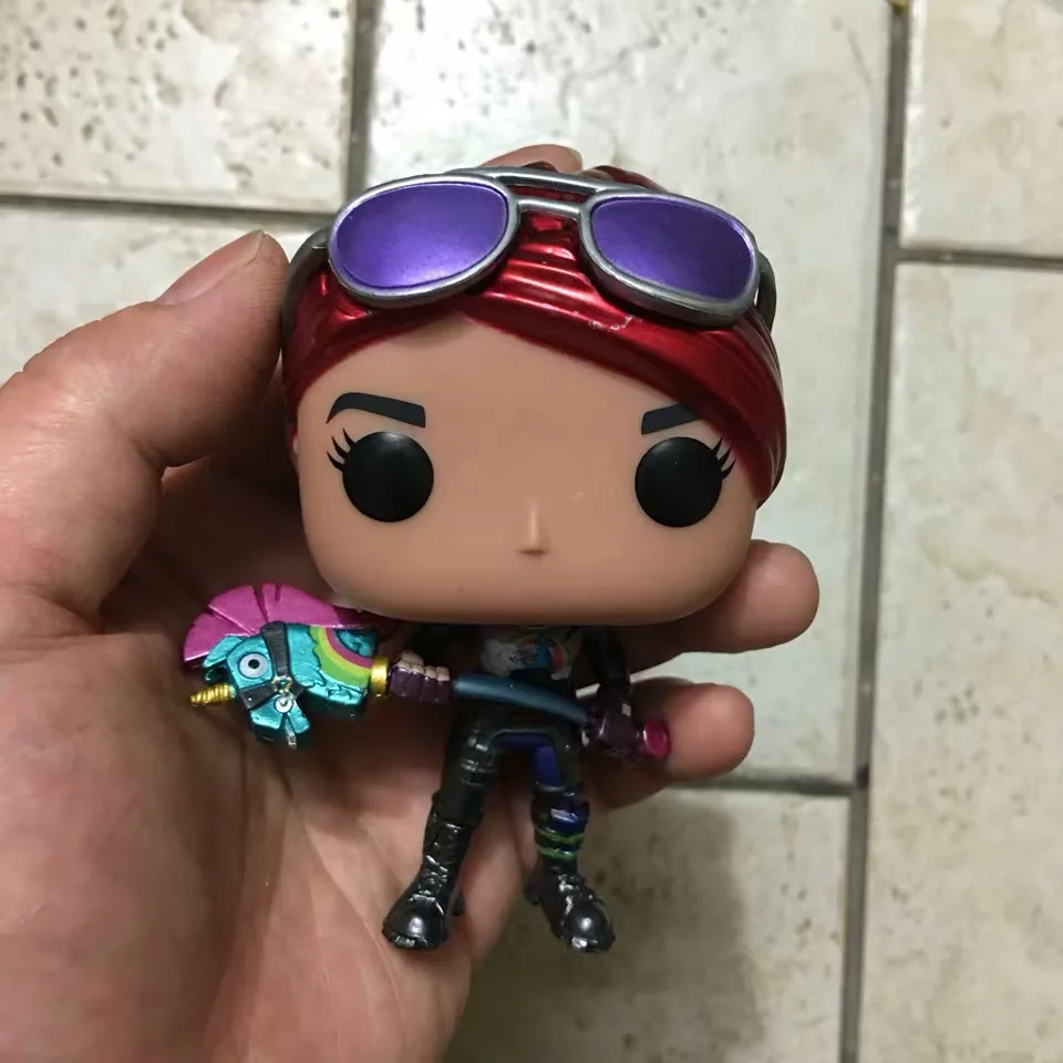 

Original Funko pop Secondhand Games: Metallic Bright Bomber Vinyl Action Figure Collectible Model Loose Toy No Box