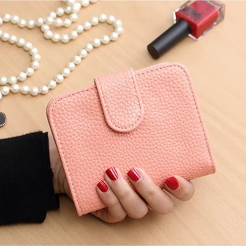 

Fashion Womens Coin Purse Zipper Double Open Mini Coin Wallet Female Small Leather Change Purse Girl Purses Card Holder ClutchFa