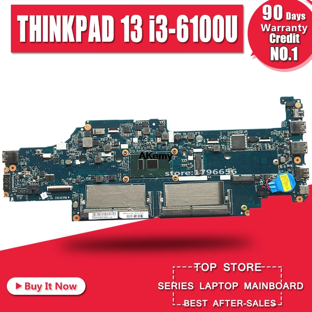 

DA0PS9MB8E0 Laptop motherboard for Lenovo ThinkPad 13 S2 Laptop Motherboard I3-6100U CPU original tested