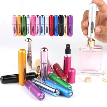 

5ml Refillable Portable Travel Mini Refillable Conveniet Empty Atomizer Perfume Bottles Cosmetic Containers Traveler Makeup Jars