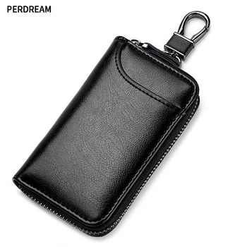 

Leather car key bag men's multi-function key set fashion ladies key bag