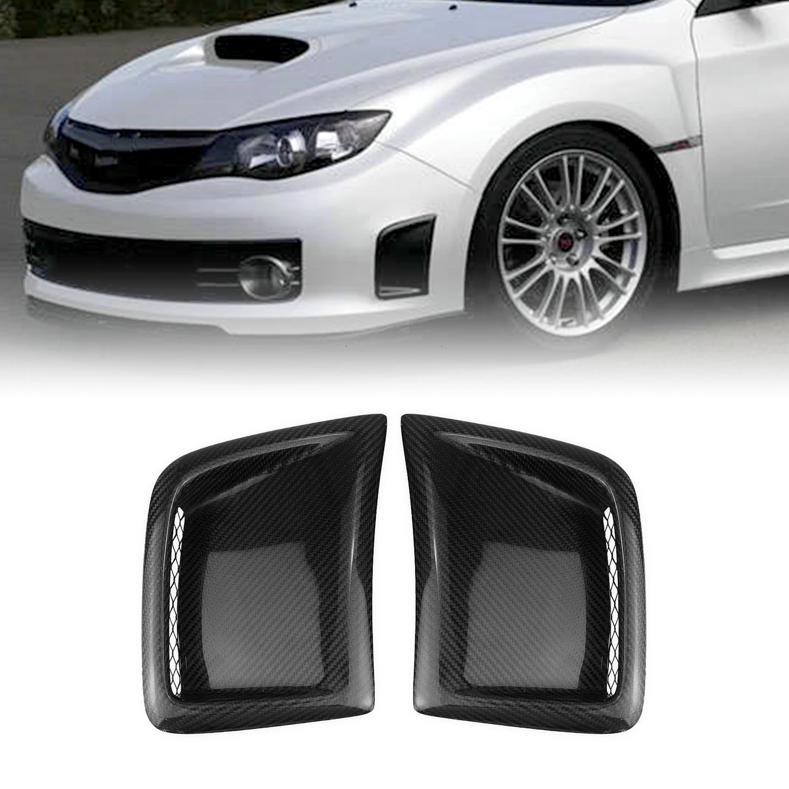 Для Subaru STI WRX GRB Wagon 10 2008-2014 капот двигателя из углеродного волокна крыло выпускного
