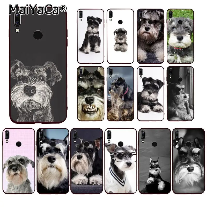 MaiYaCa милые собаки Шнауцер чехол для телефона Huawei P20 P30 P20Pro P20Lite P30Lite PSmart P10 9Lite |