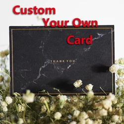 Carte personnalisée en papier, impression colorée, feuille or argent, Invitation d'anniversaire de mariage, carte de remerciement pour la journée des enseignants, forme spéciale 