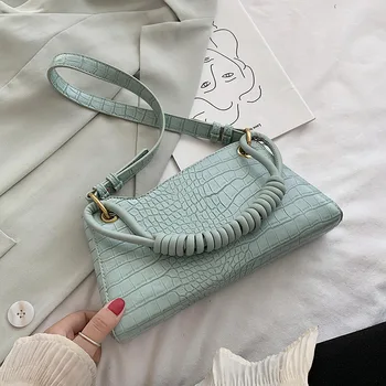 

Handbags For Women 2020 New Crocodile Pattern Shoulder Bags Women Messenger Bags Luxury Handbags Women Bags Designer